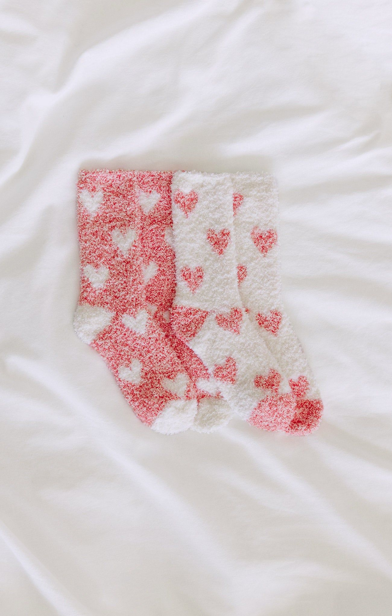 Plush Heart Socks (2-Pack) sold by Z Supply