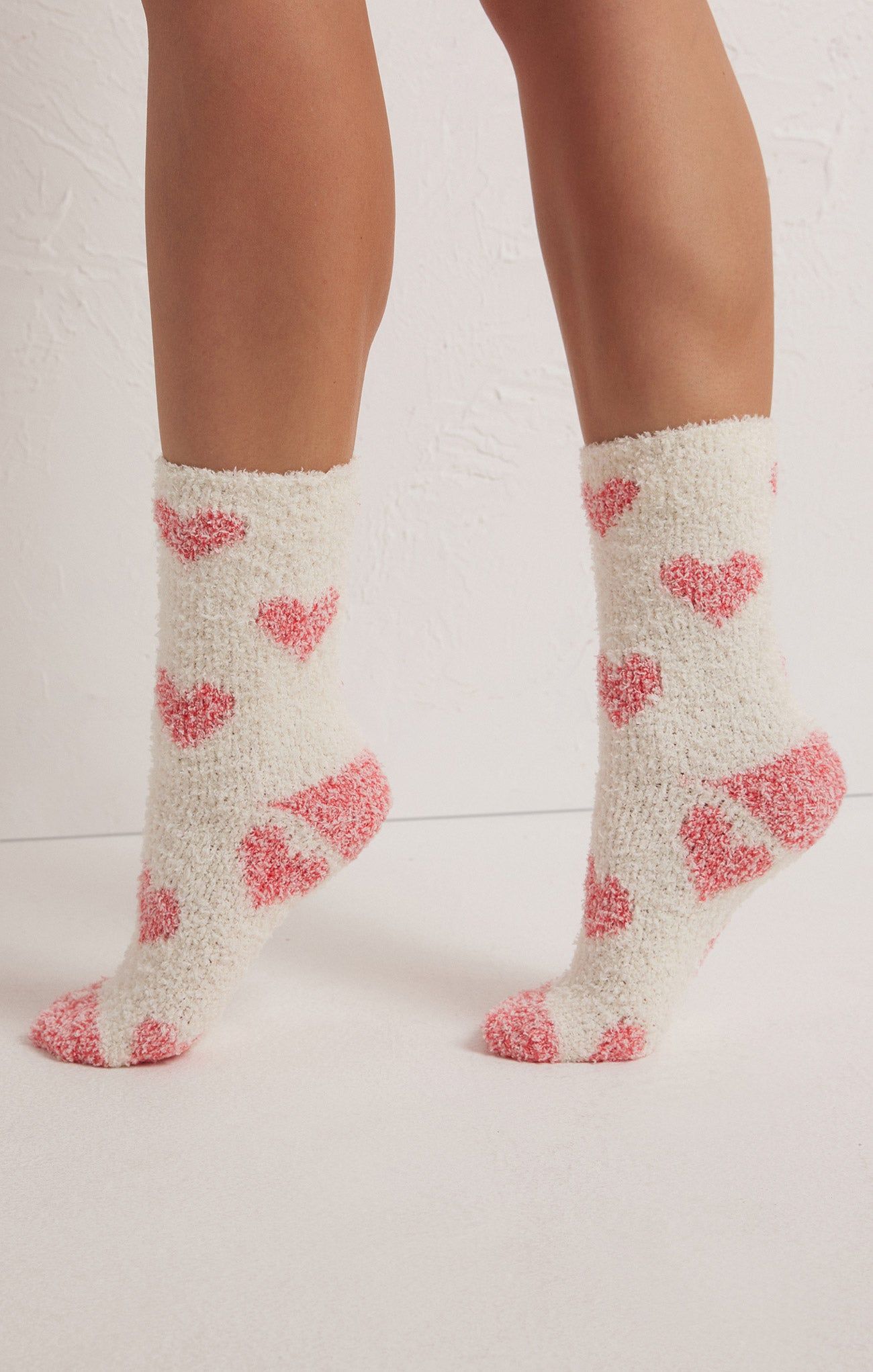 Plush Heart Socks (2-Pack) sold by Z Supply product image thumbnail 4