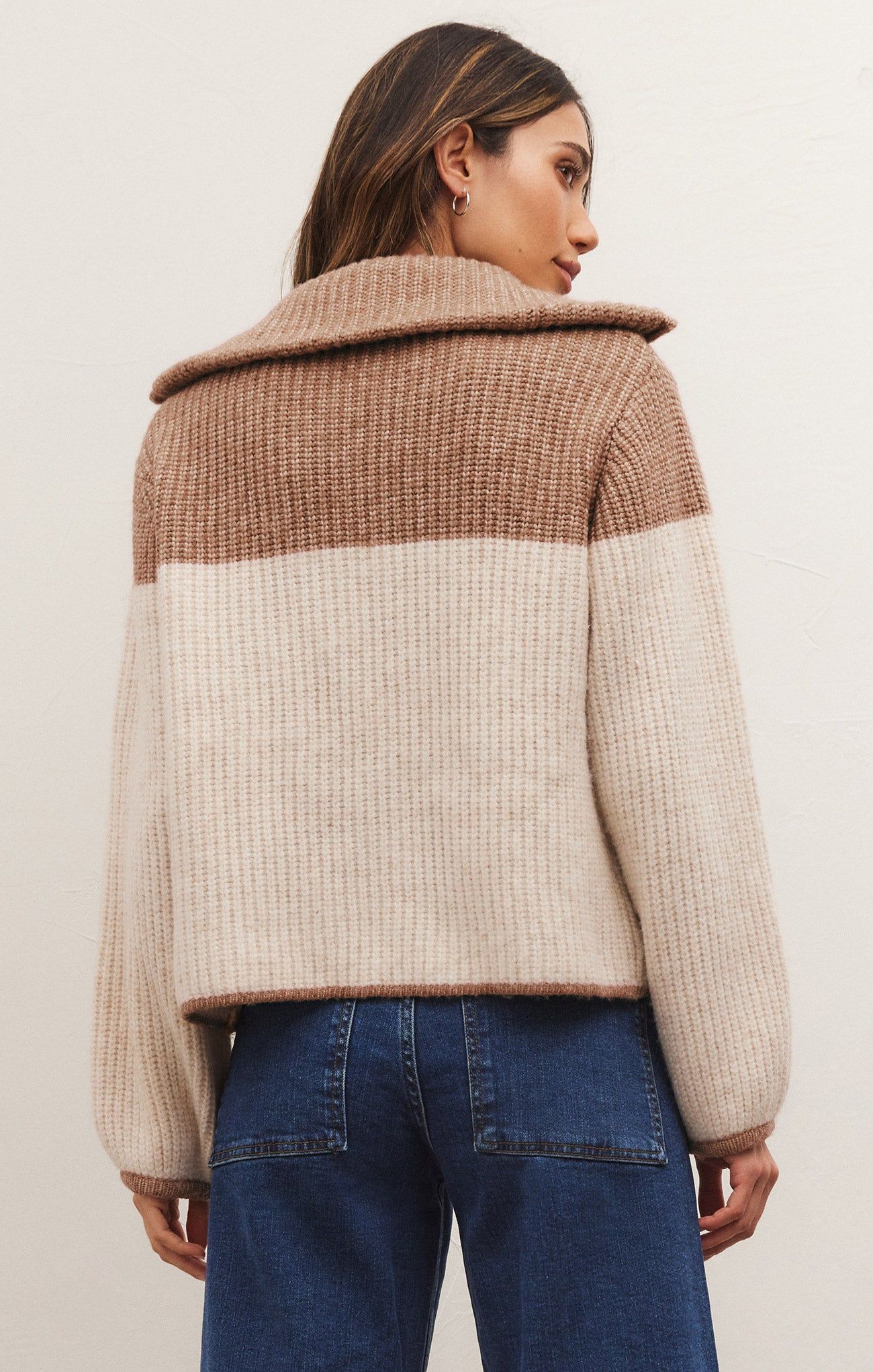 Canyon Half Zip Blocked Sweater sold by Z Supply product image thumbnail 2