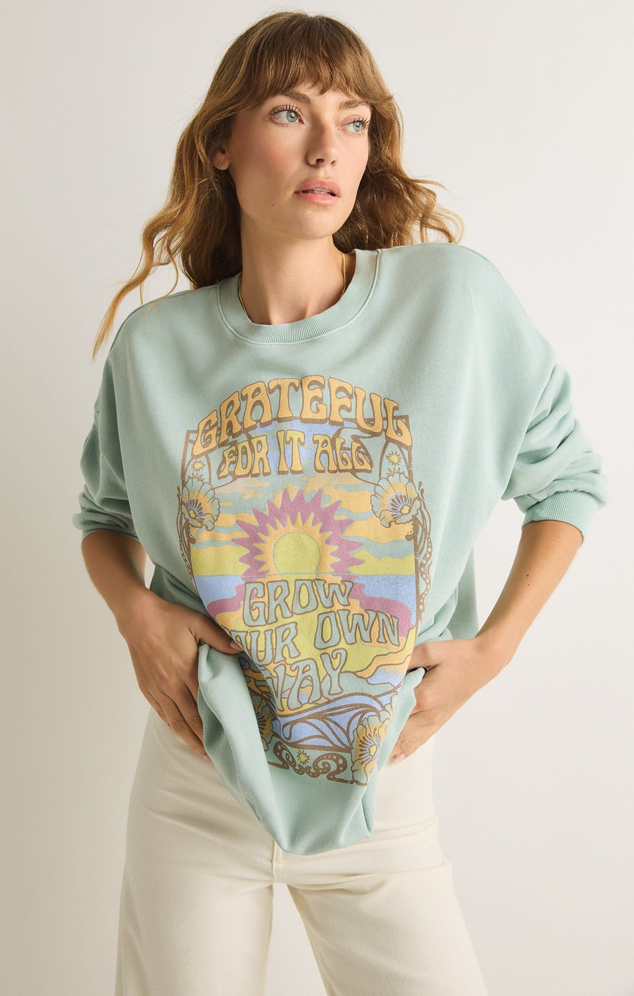 Grateful Sunday Sweatshirt sold by Z Supply product image thumbnail 5