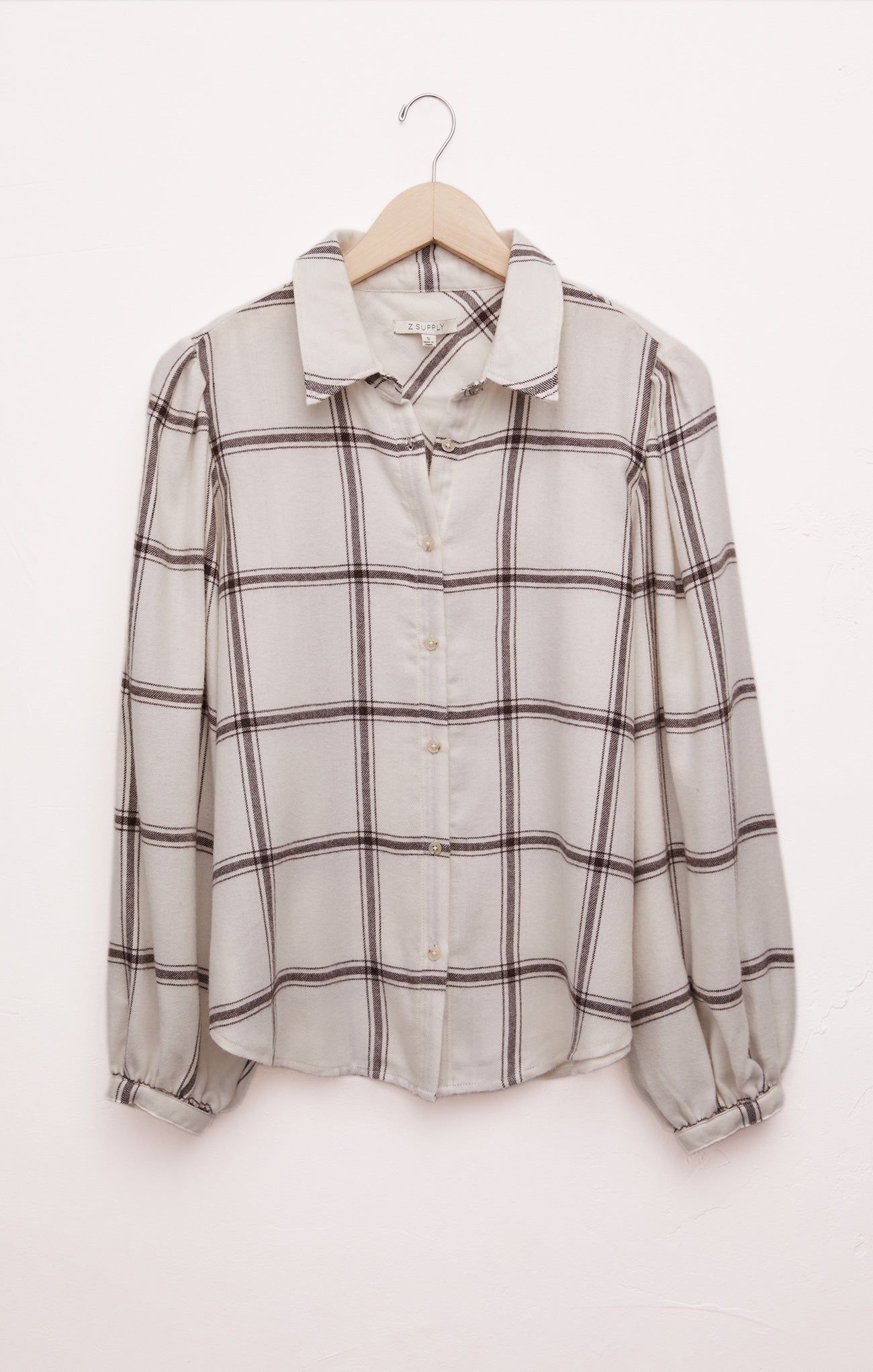 Overland Plaid Blouse sold by Z Supply product image thumbnail 6