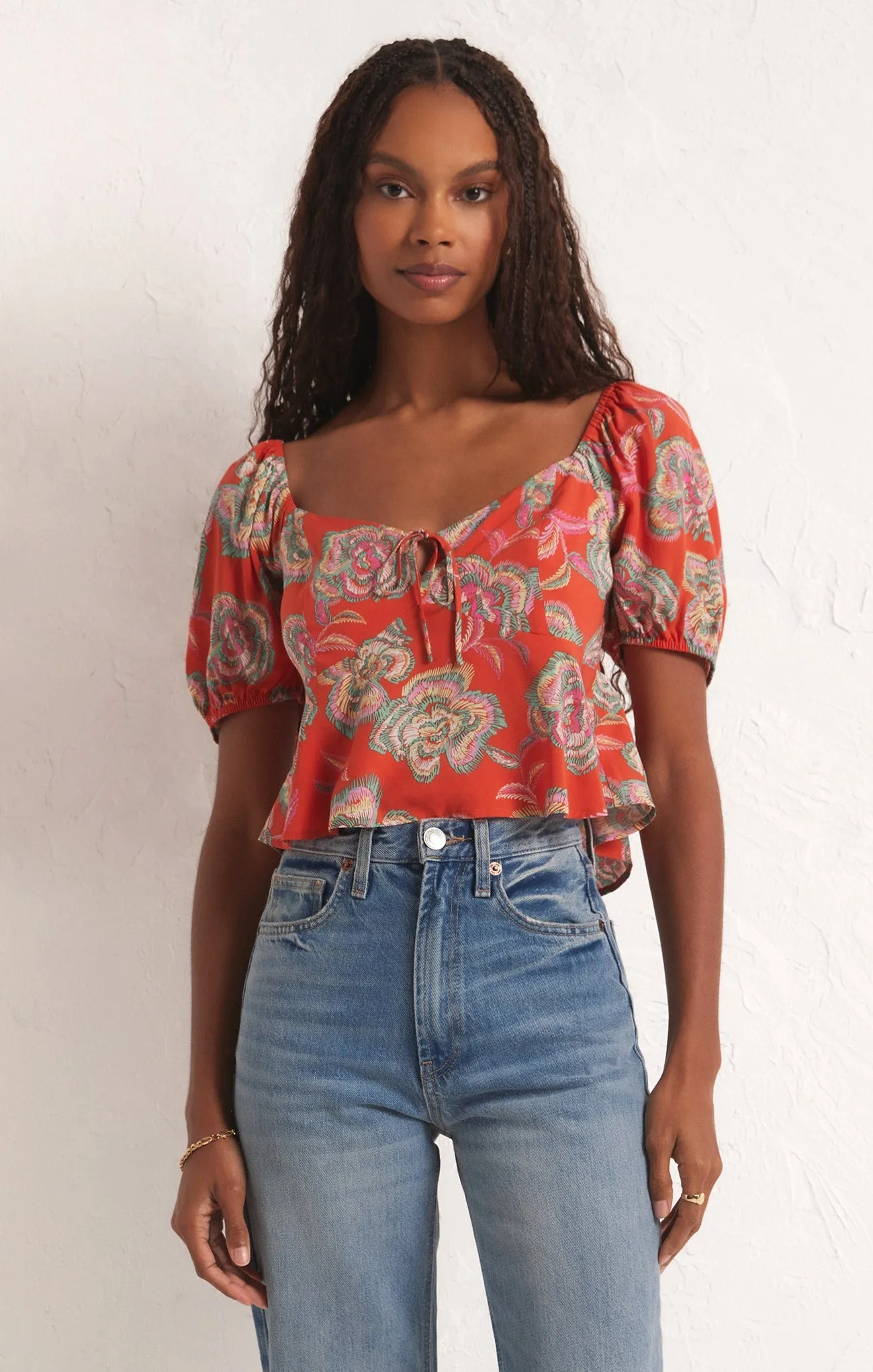 Renelle Tango Floral Top sold by Z Supply