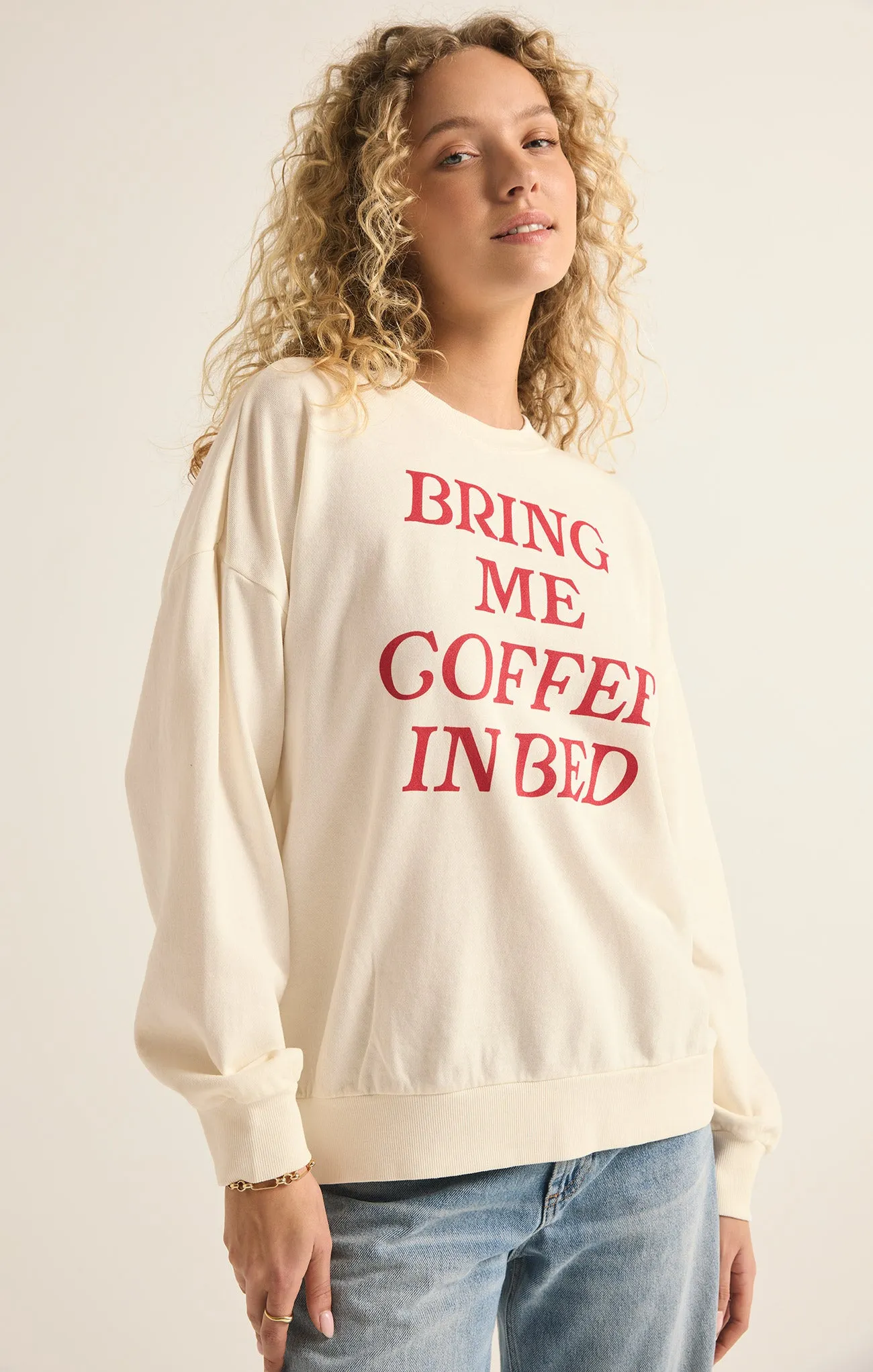 Coffee Sunday Sweatshirt sold by Z Supply