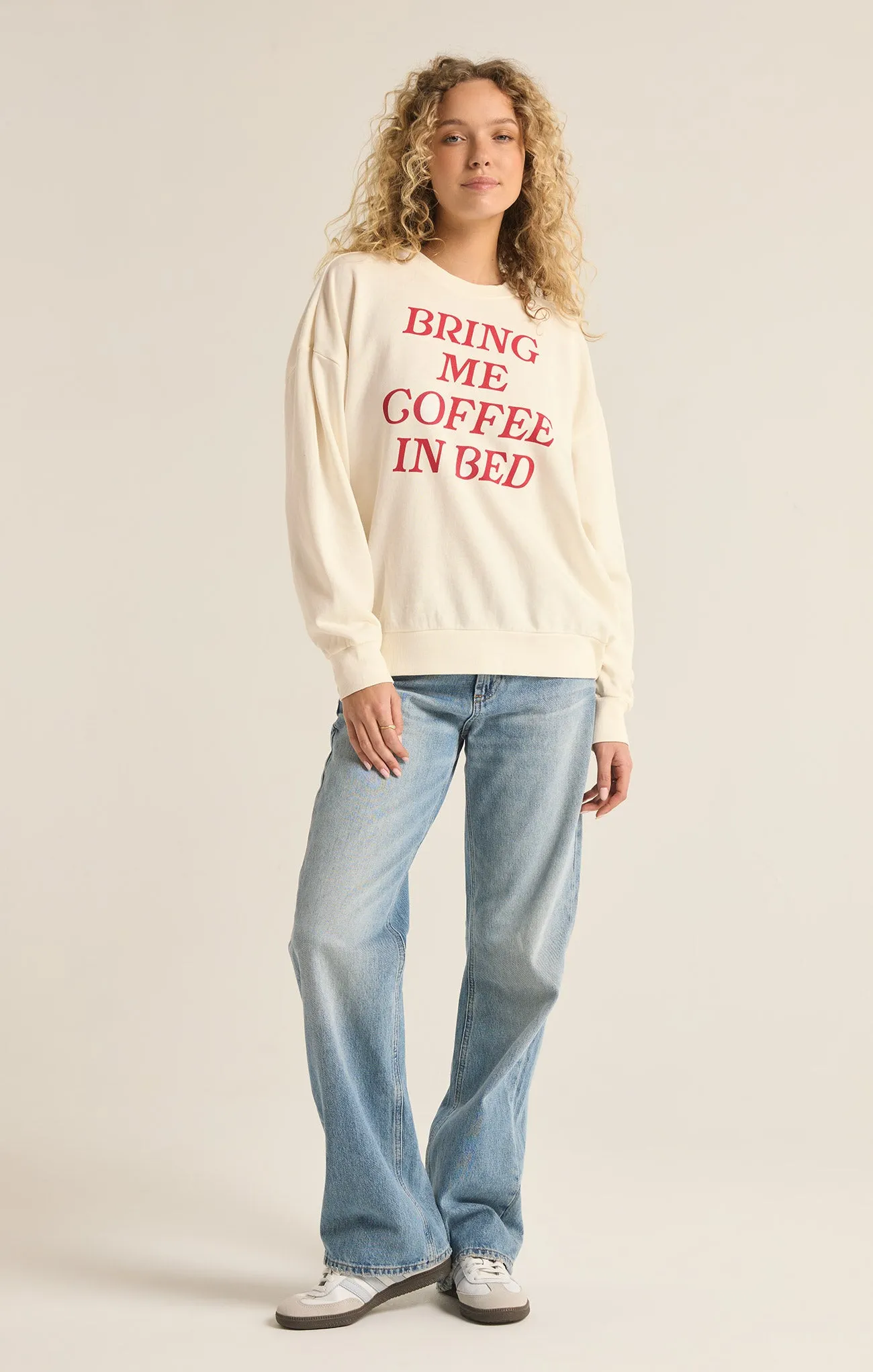 Coffee Sunday Sweatshirt sold by Z Supply product image thumbnail 4
