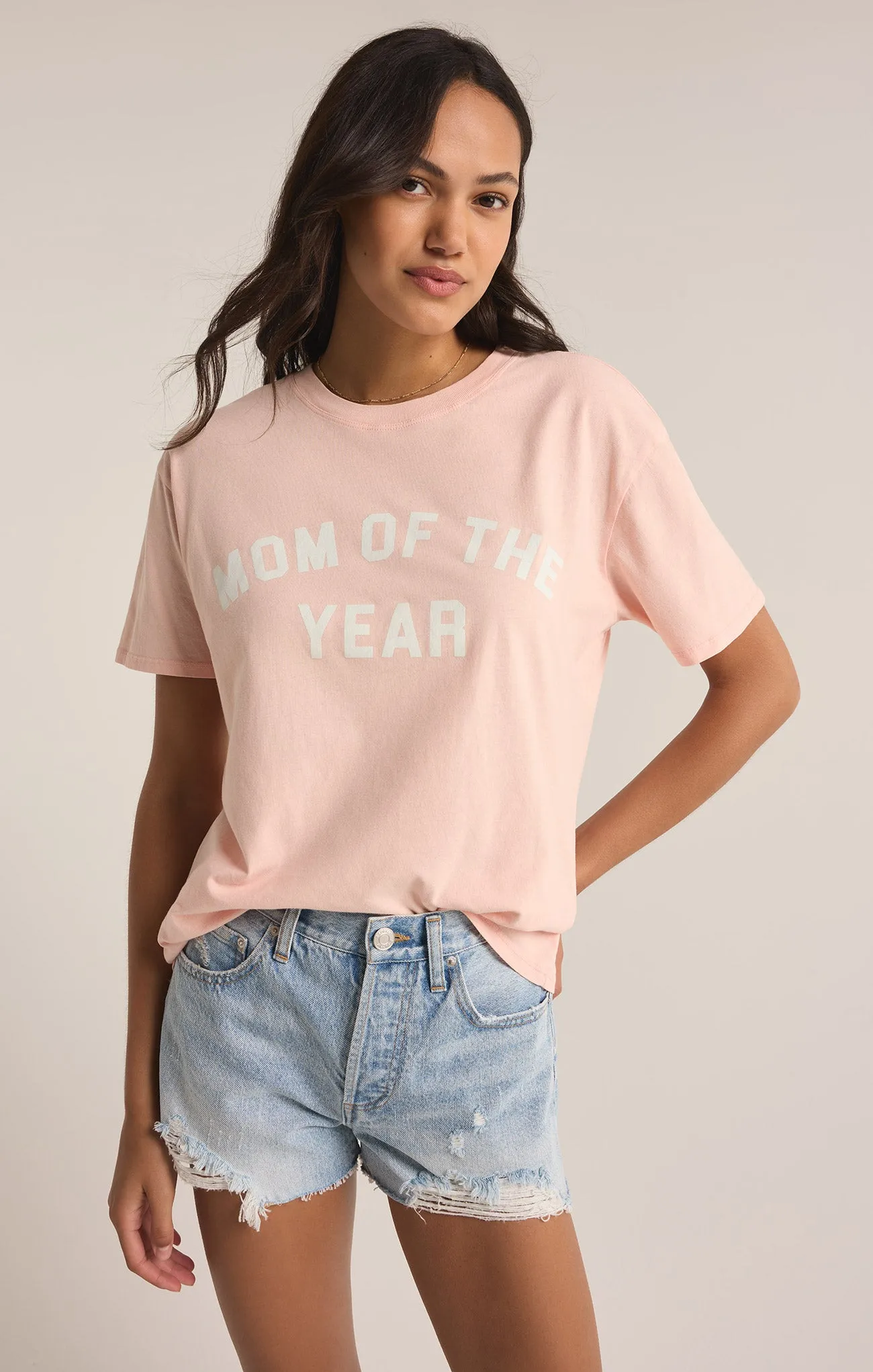Mom Of The Year Boyfriend Tee sold by Z Supply