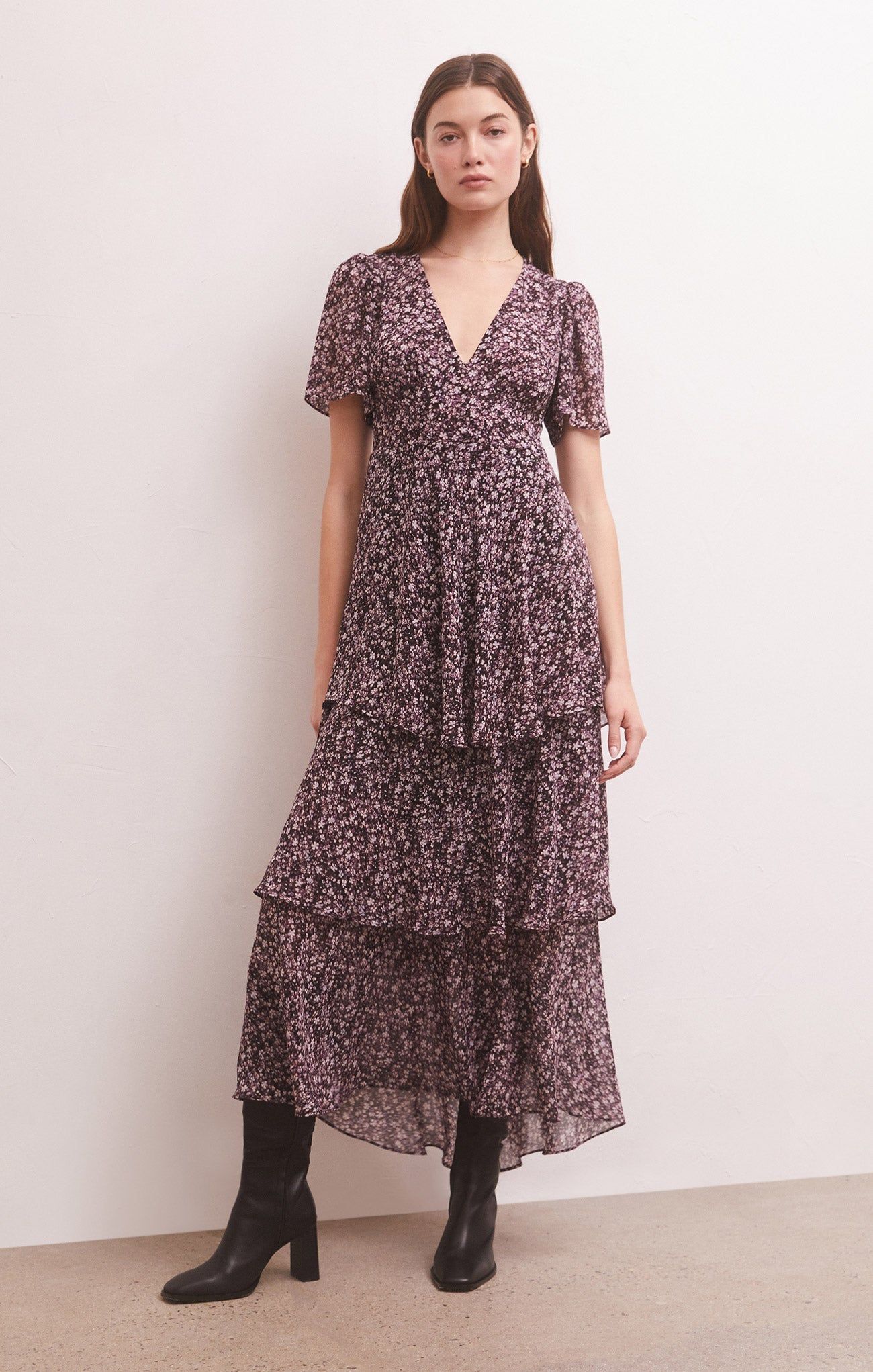 Everly Floral Midi Dress sold by Z Supply product image thumbnail 3
