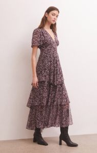 Everly Floral Midi Dress sold by Z Supply