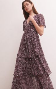 Everly Floral Midi Dress sold by Z Supply