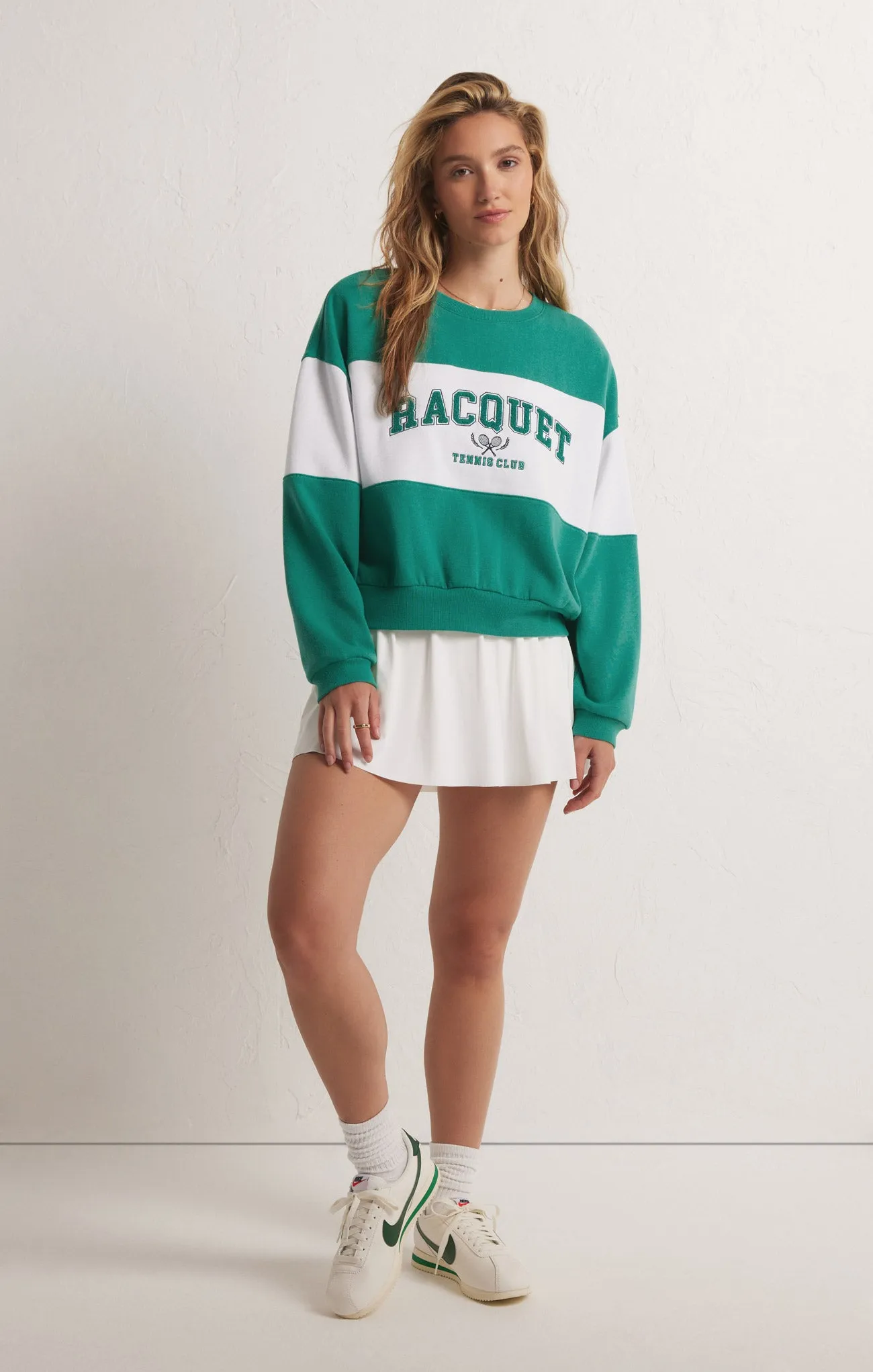 Racquet Sweatshirt sold by Z Supply product image thumbnail 4