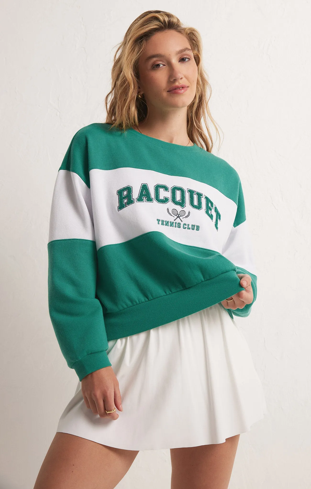 Racquet Sweatshirt sold by Z Supply