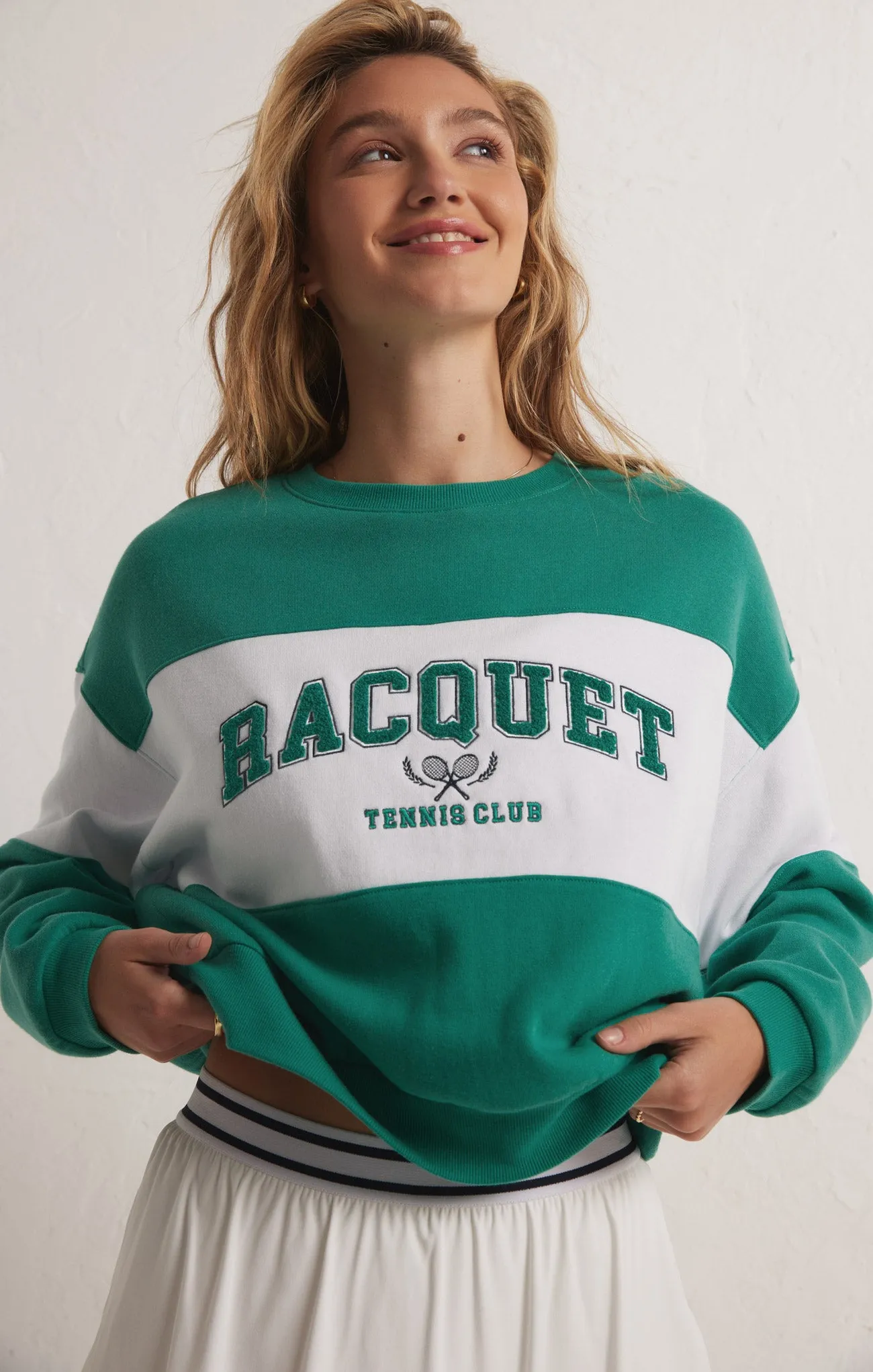 Racquet Sweatshirt sold by Z Supply product image thumbnail 5