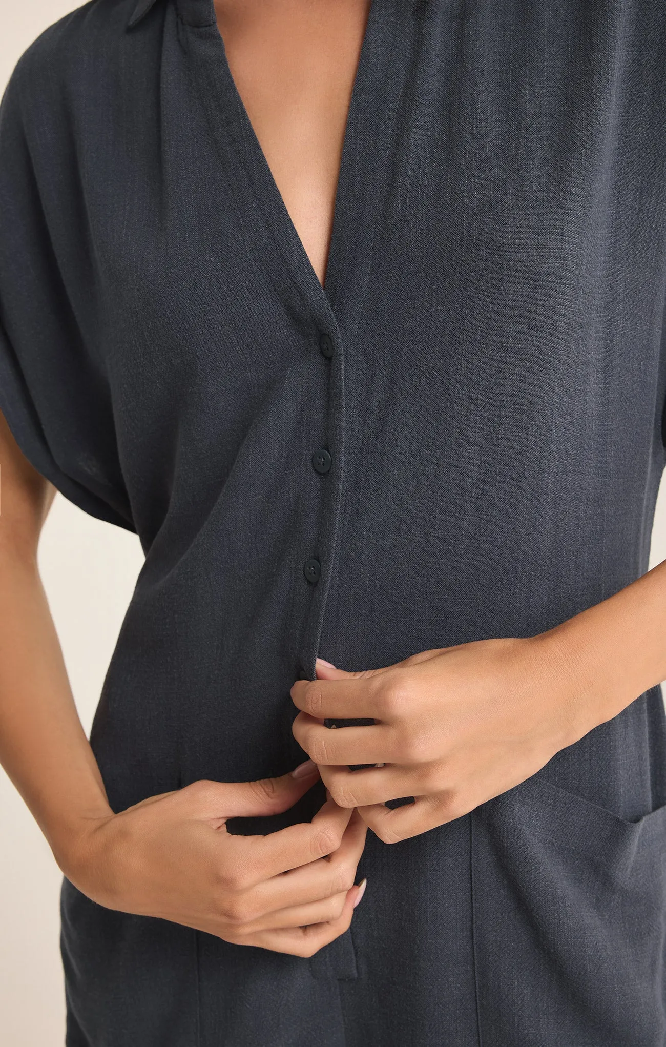 Sahara Linen Romper sold by Z Supply product image thumbnail 4