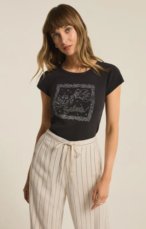 Salute Cheeky Tee sold by Z Supply