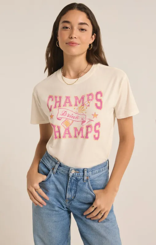 Cheers To Us Boyfriend Tee sold by Z Supply