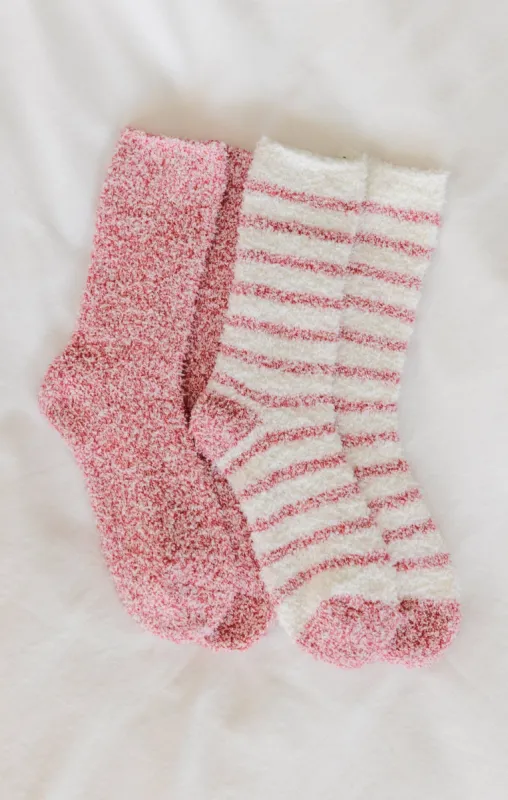 Plush Stripe Socks (2-Pack) sold by Z Supply