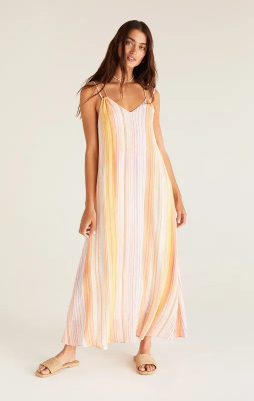 Sayulita Rainbow Stripe Maxi Dress sold by Z Supply