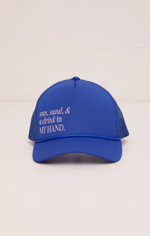 Sun & Sand Trucker Hat sold by Z Supply