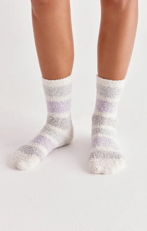 Pastel Stripe Plush Socks sold by Z Supply