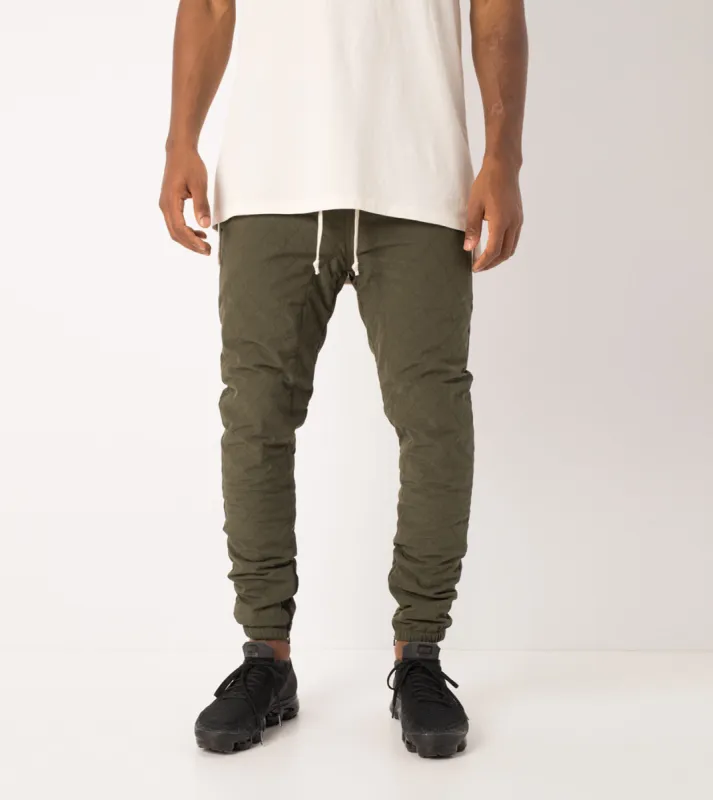 Quilt Flight Pant Military - Sale sold by Zanerobe