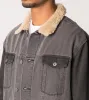 Sherpa Denim Jacket Milled Black - Sale sold by Zanerobe