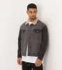 Sherpa Denim Jacket Milled Black - Sale sold by Zanerobe