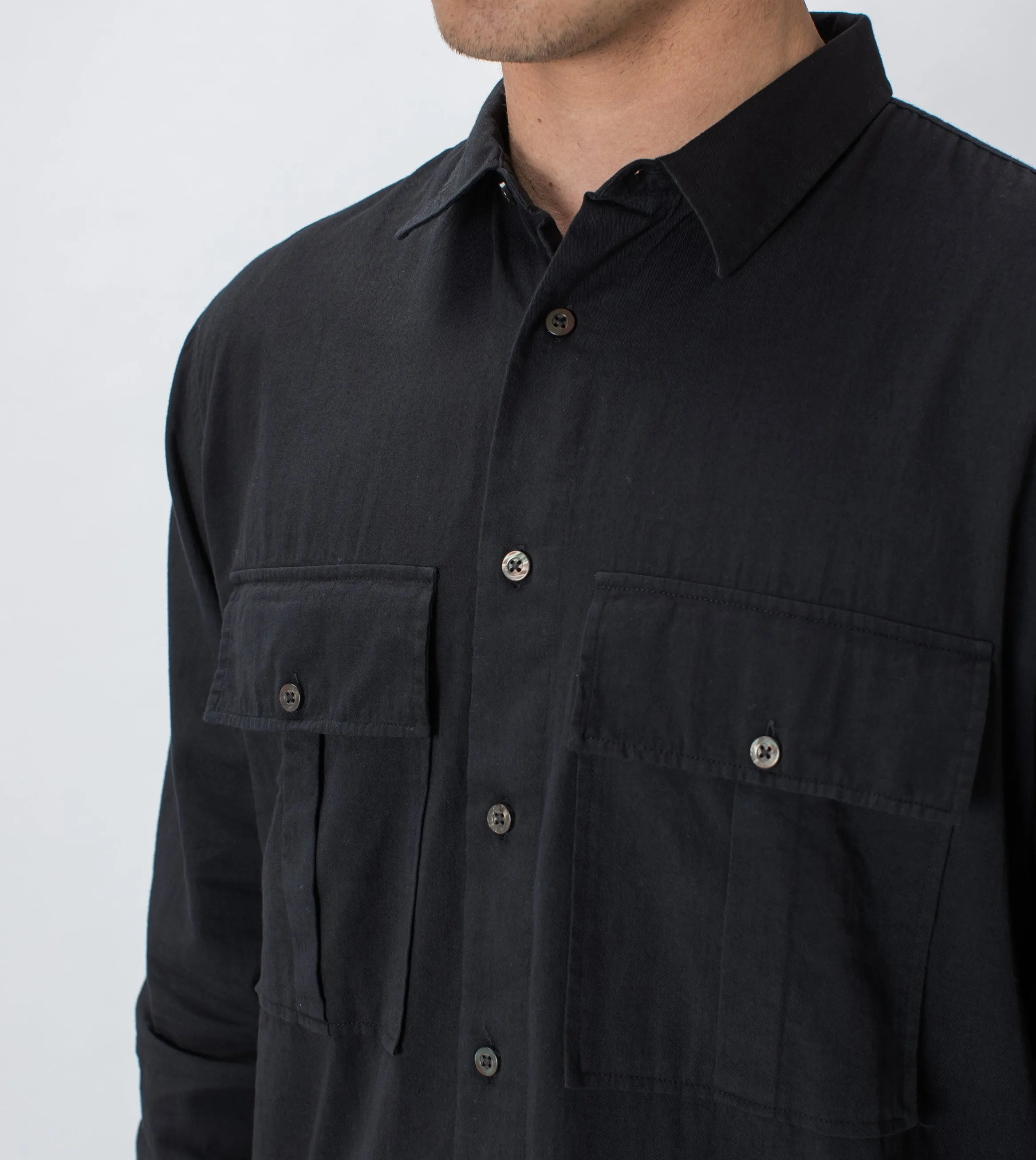 Work LS Shirt Black sold by Zanerobe product image thumbnail 3