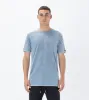 Flintlock Tee Salt Blue sold by Zanerobe