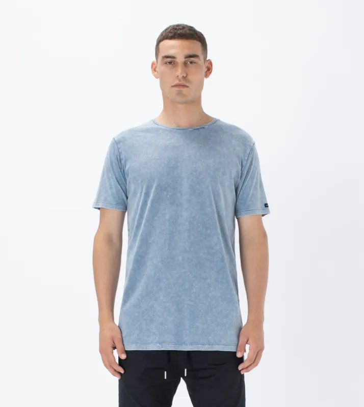 Flintlock Tee Salt Blue sold by Zanerobe