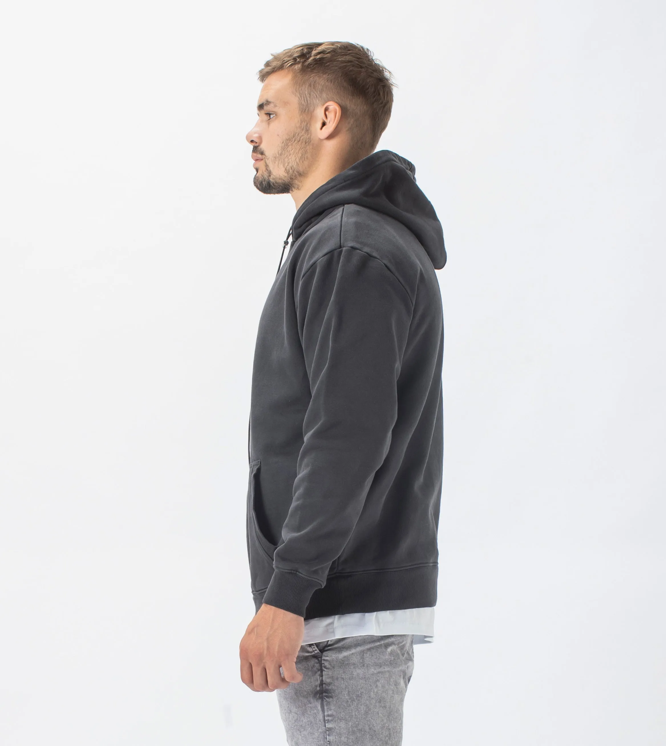 Lowgo Hood Sweat GD Black sold by Zanerobe product image thumbnail 5