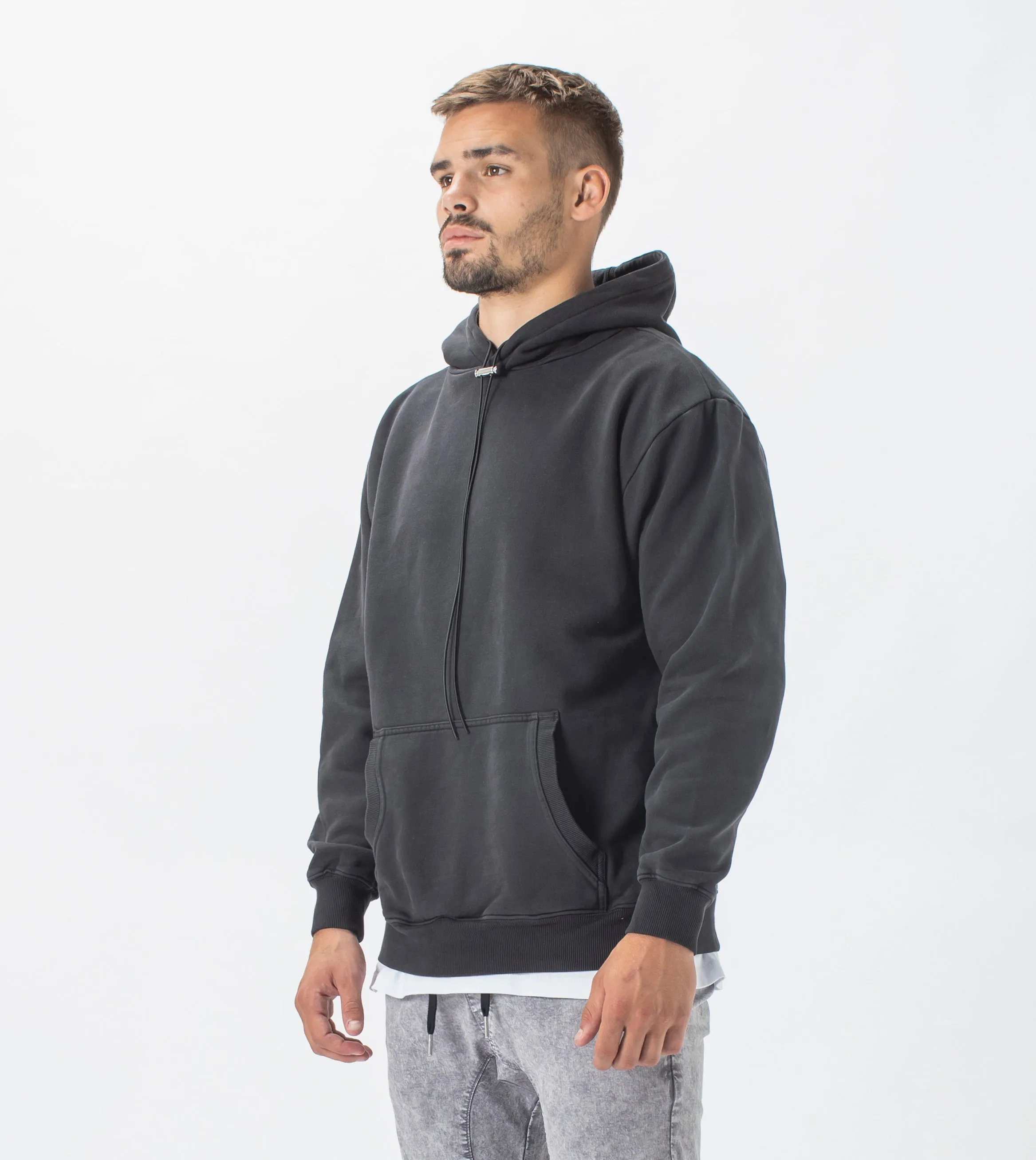 Lowgo Hood Sweat GD Black sold by Zanerobe product image thumbnail 4