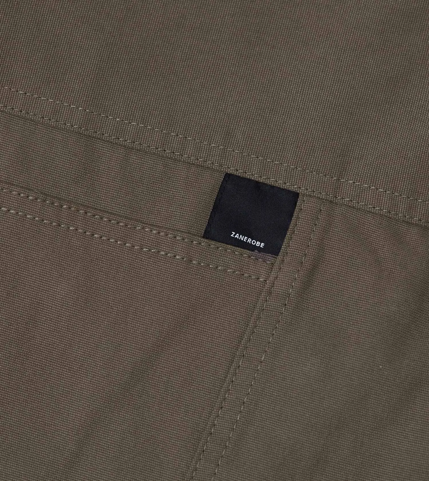 Canvas Work Jacket Peat sold by Zanerobe product image thumbnail 5