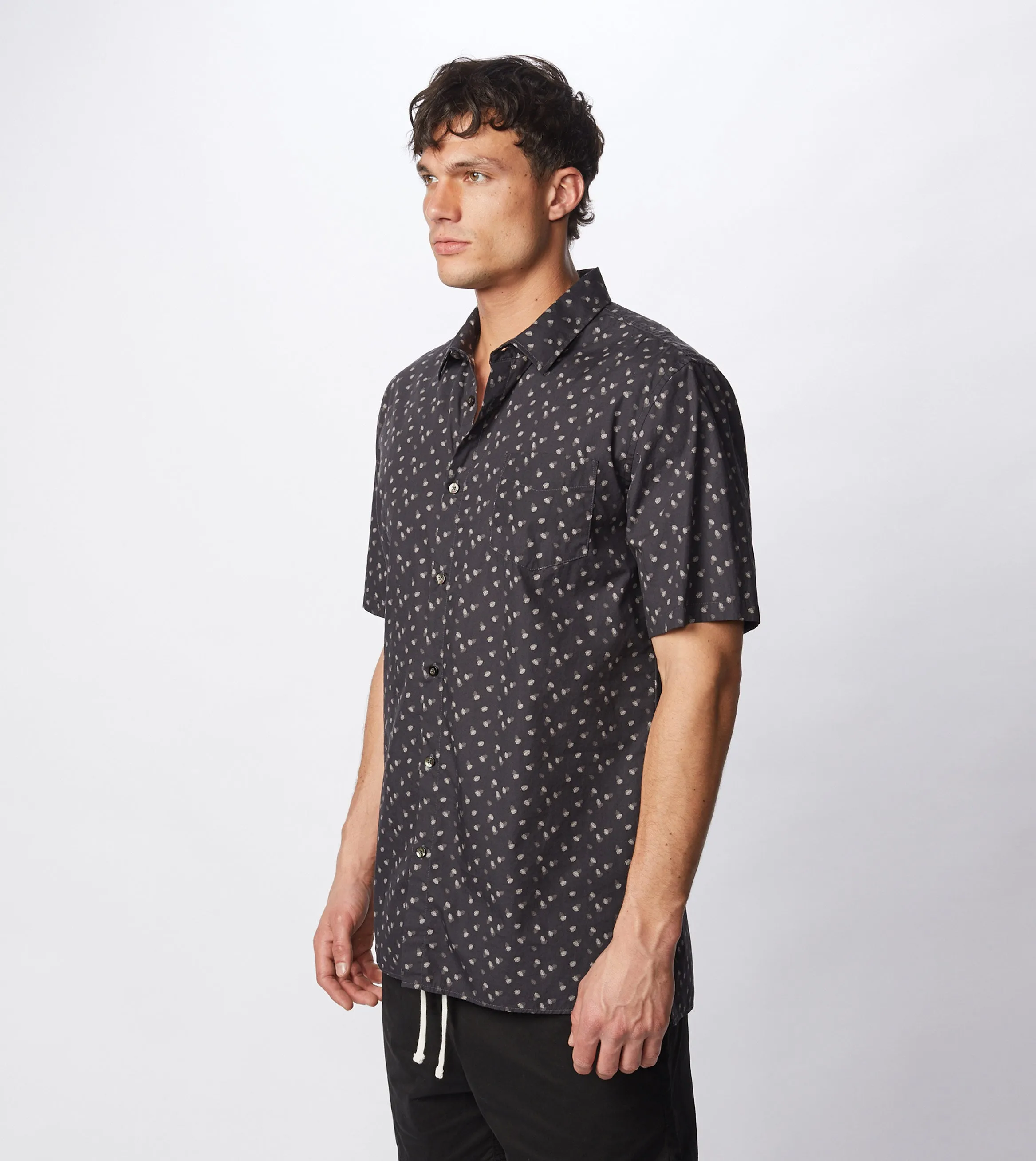 Fan SS Shirt Washed Black sold by Zanerobe product image thumbnail 2