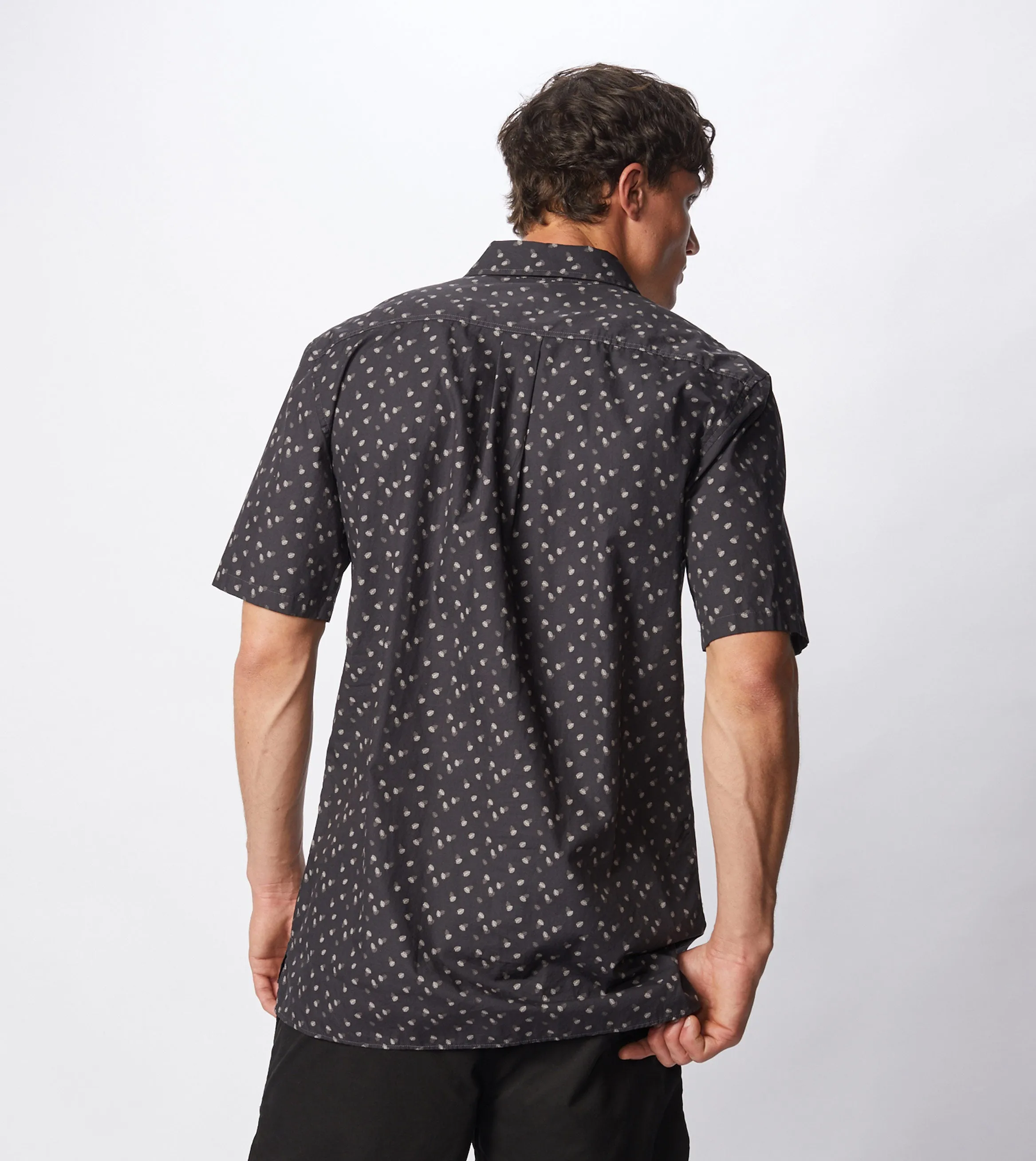 Fan SS Shirt Washed Black sold by Zanerobe product image thumbnail 5