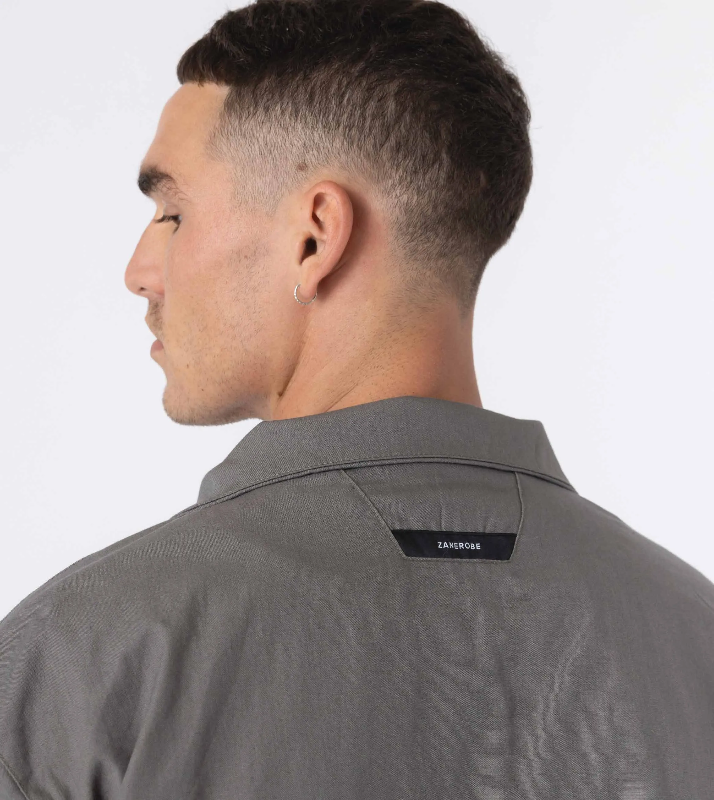 Primal Track Jacket Dk Moss sold by Zanerobe product image thumbnail 3