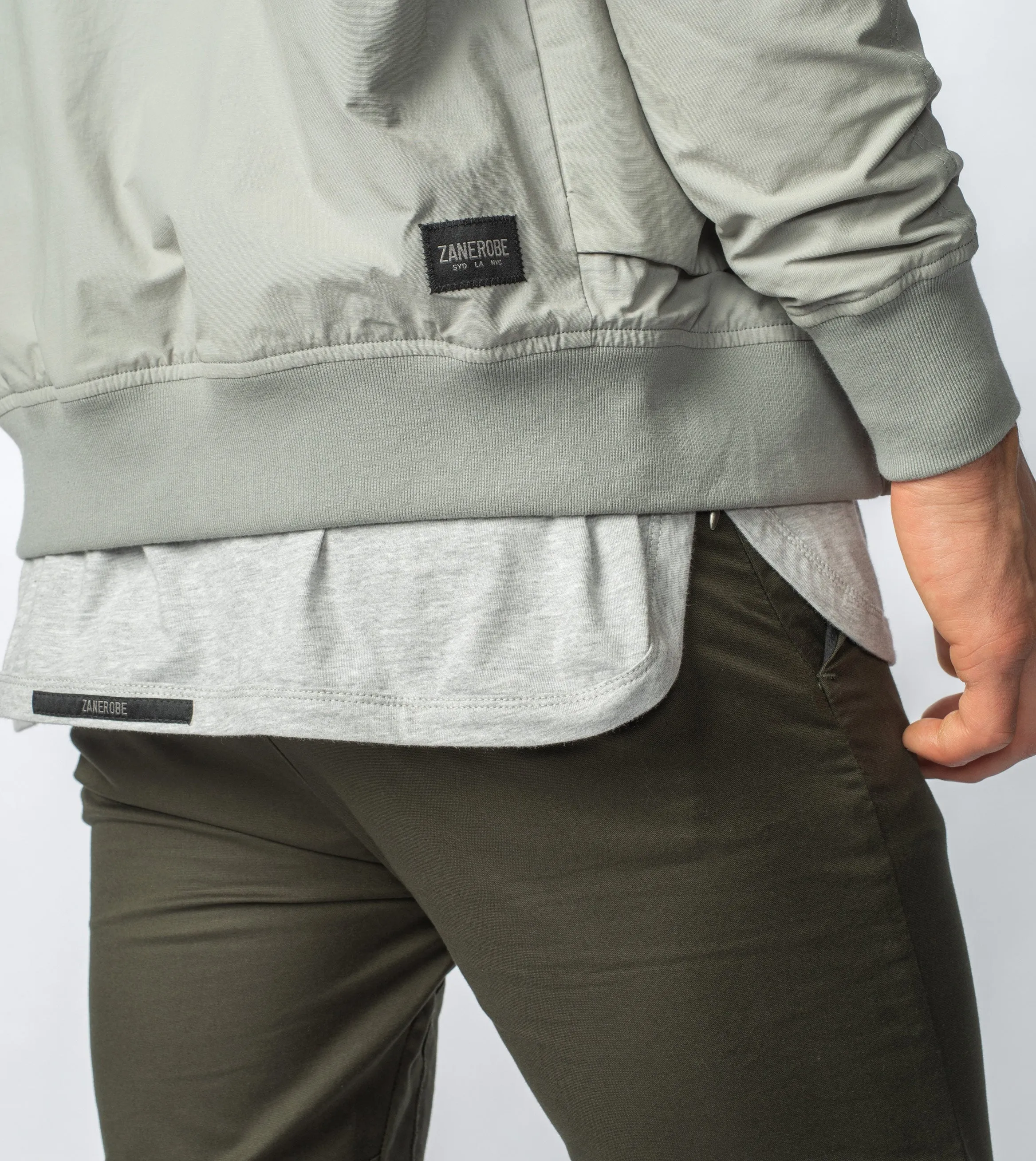 Utility Bomber Jacket Cement sold by Zanerobe product image thumbnail 2