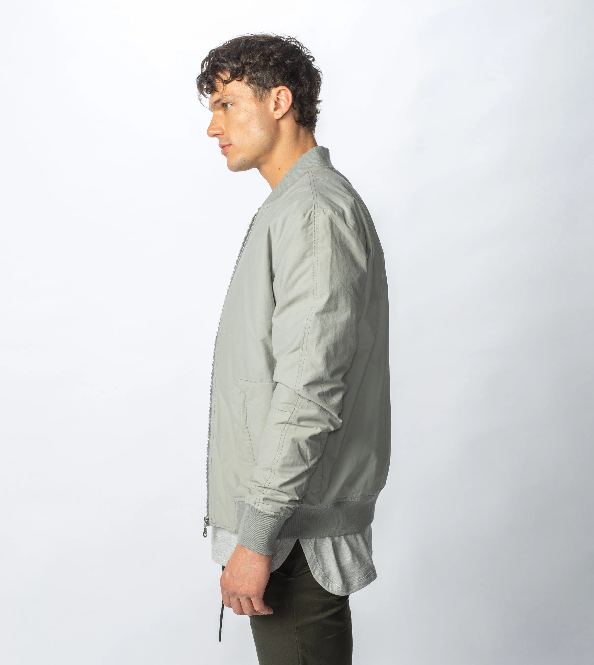 Utility Bomber Jacket Cement sold by Zanerobe product image thumbnail 5
