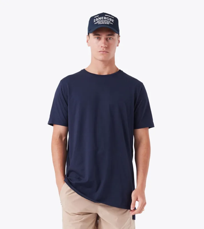 Flintlock Tee Indigo sold by Zanerobe