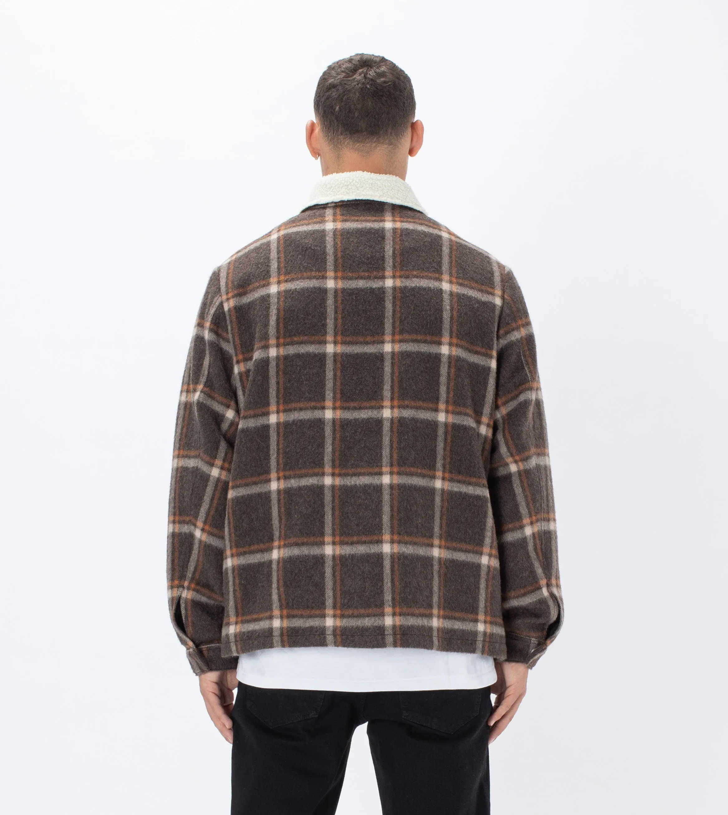 Plaid Work Jacket Timber/Rust sold by Zanerobe product image thumbnail 5