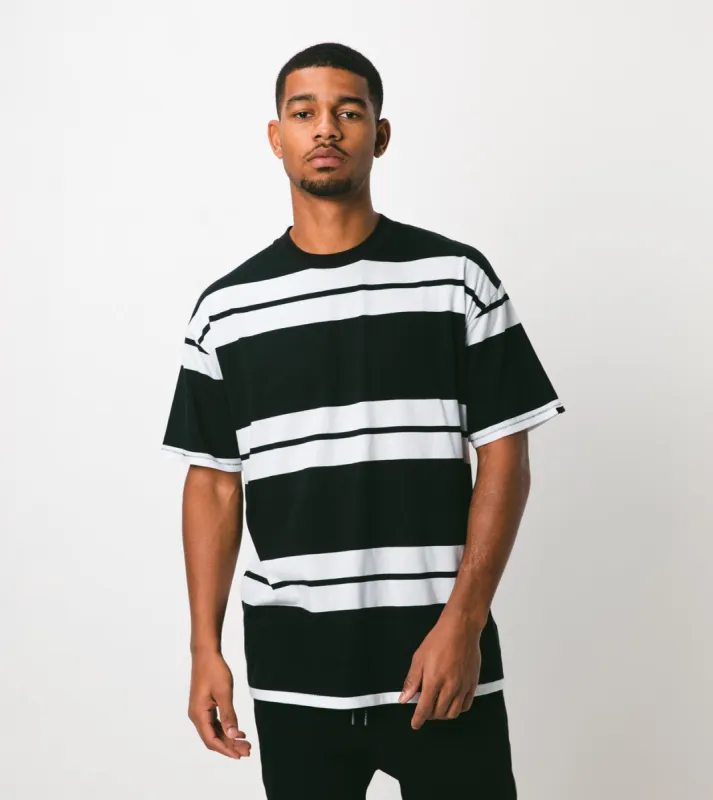 Bands Box Tee Black/White sold by Zanerobe