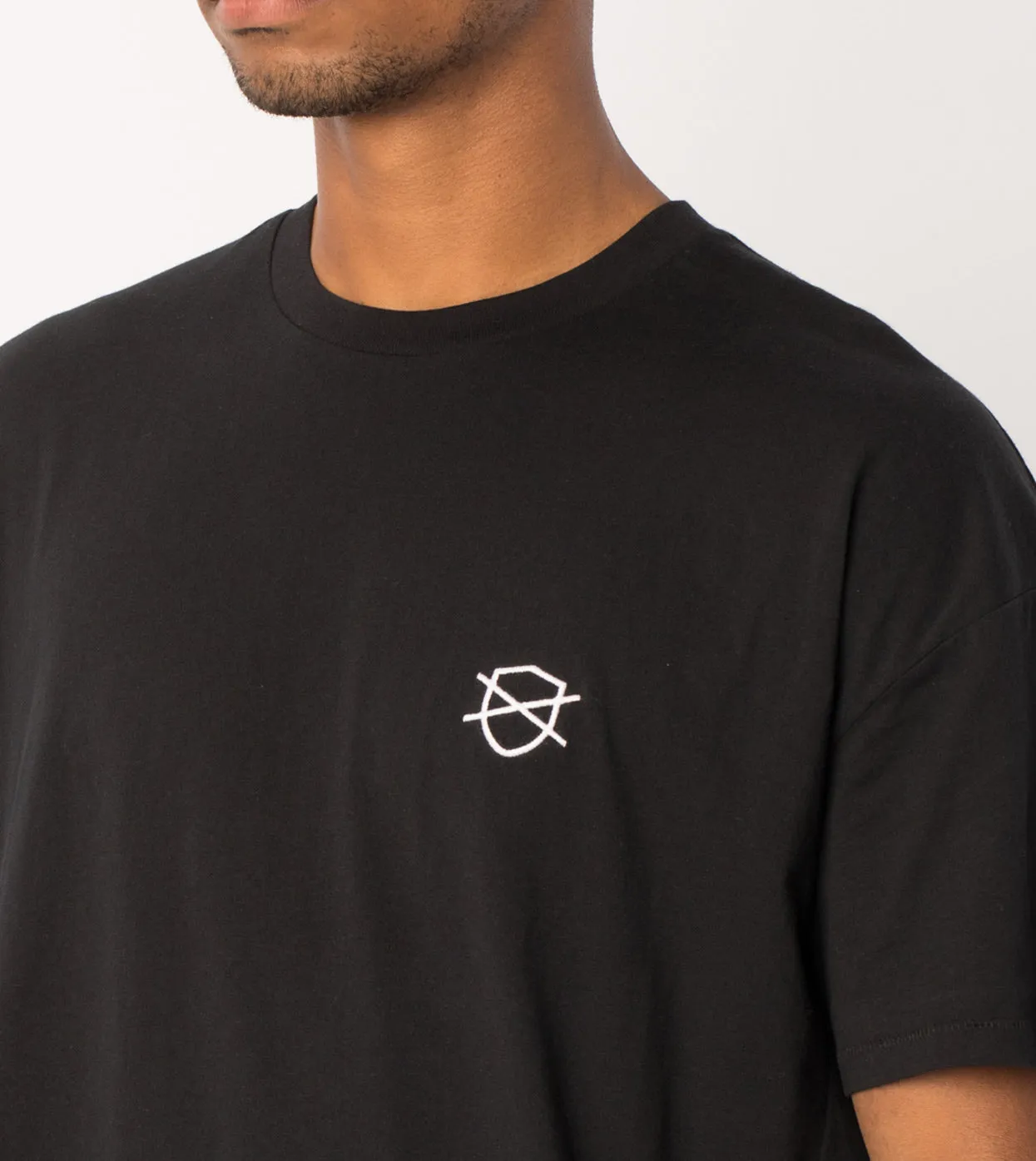 Shield Rugger Tee Black sold by Zanerobe product image thumbnail 3