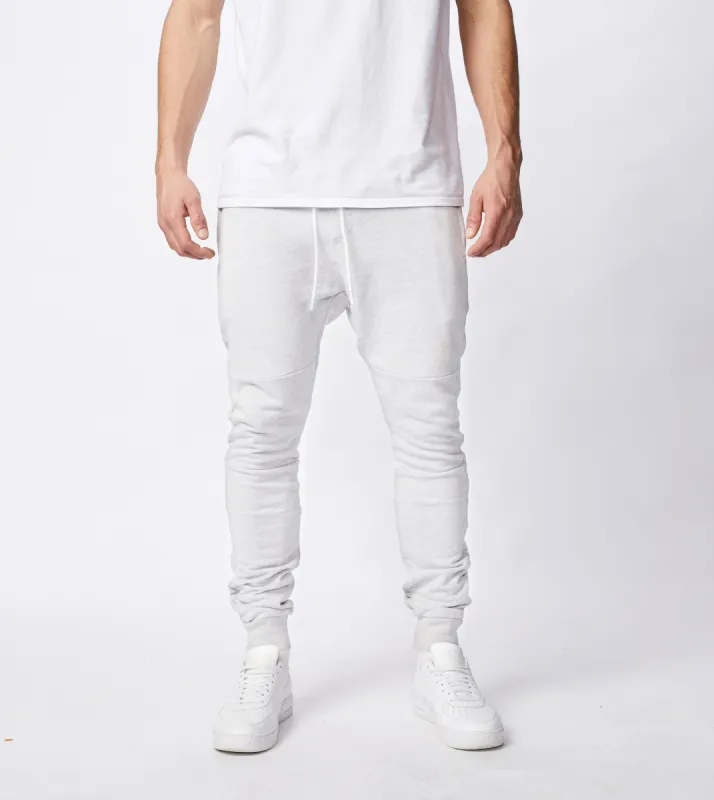 Sureshot Fleece Jogger White Marle sold by Zanerobe