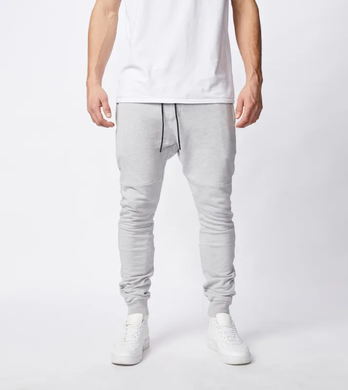 Sureshot Fleece Jogger Silver Marle sold by Zanerobe