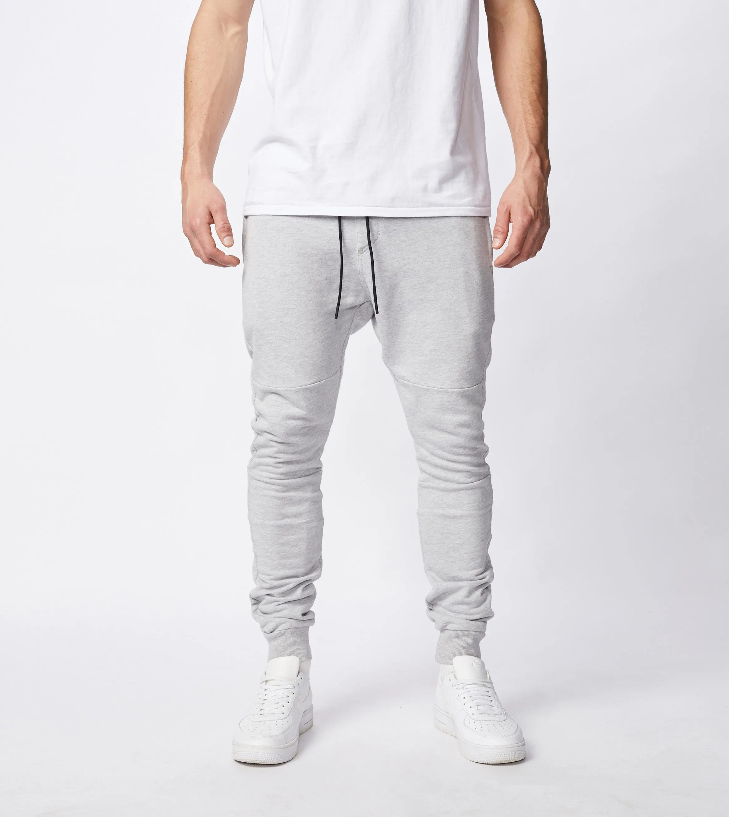 Sureshot Fleece Jogger Silver Marle sold by Zanerobe
