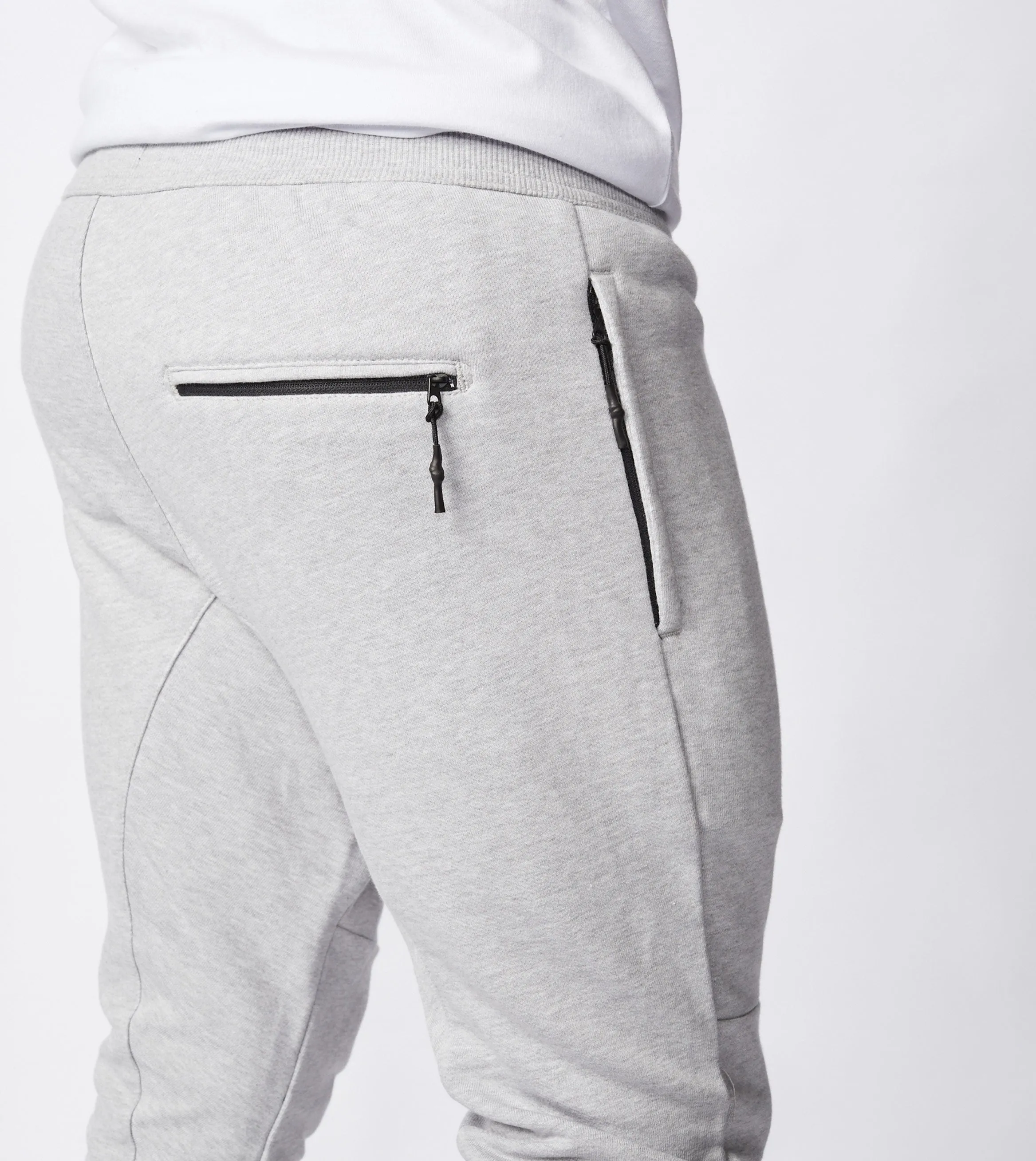 Sureshot Fleece Jogger Silver Marle sold by Zanerobe product image thumbnail 2