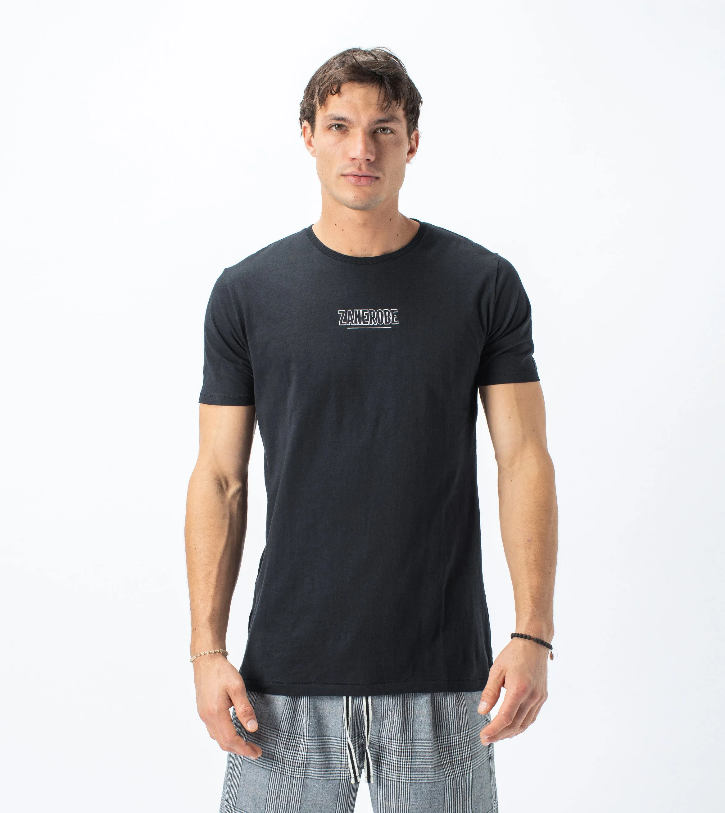Underline Flintlock Tee Black sold by Zanerobe