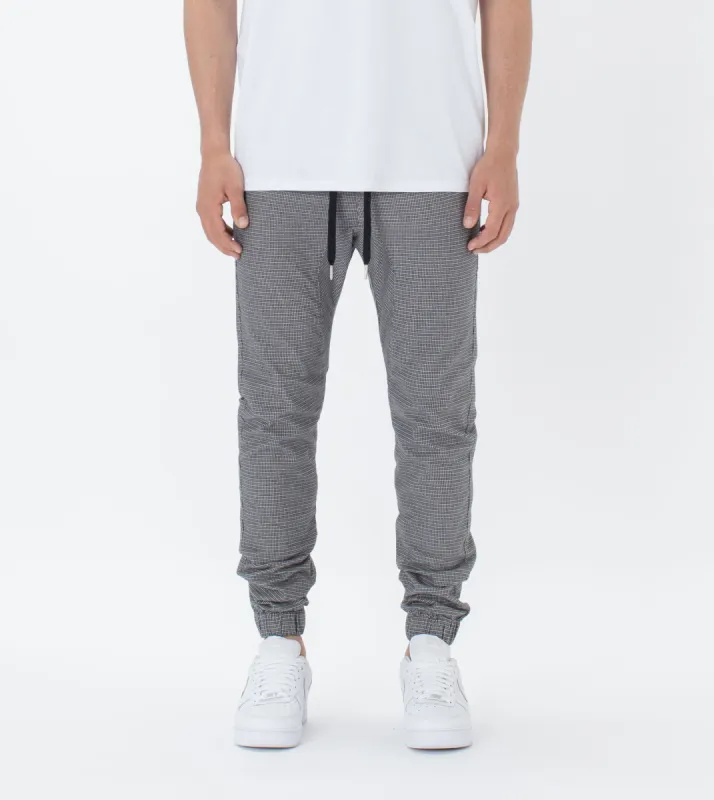 Sureshot Herringbone Jogger Grey Marle sold by Zanerobe