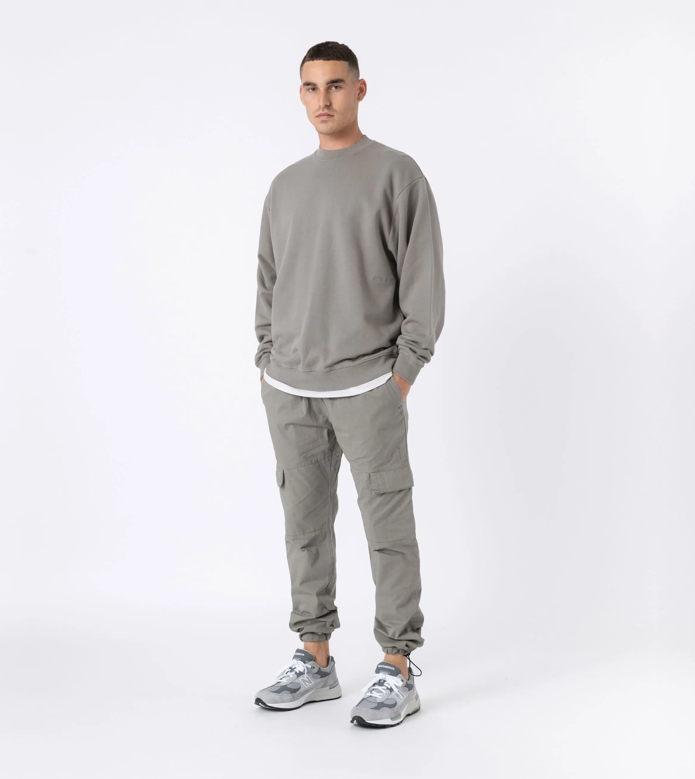 Orgo Crew Sweat Dk Moss sold by Zanerobe product image thumbnail 2