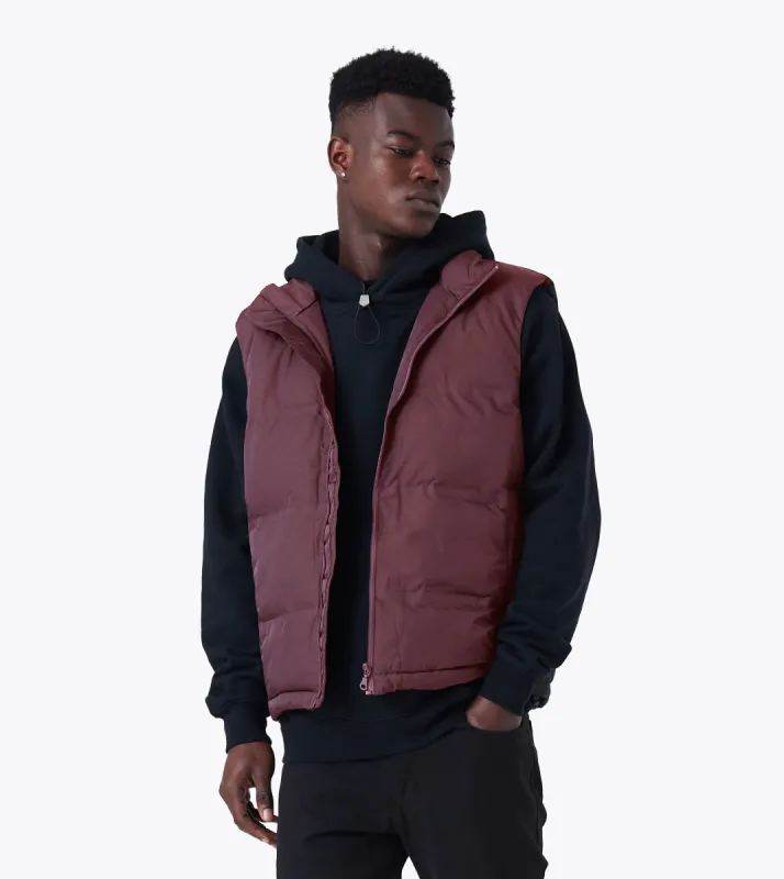 Powells Puffer Vest Port sold by Zanerobe