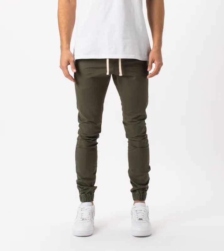 Sustainable Sureshot Jogger Peat sold by Zanerobe