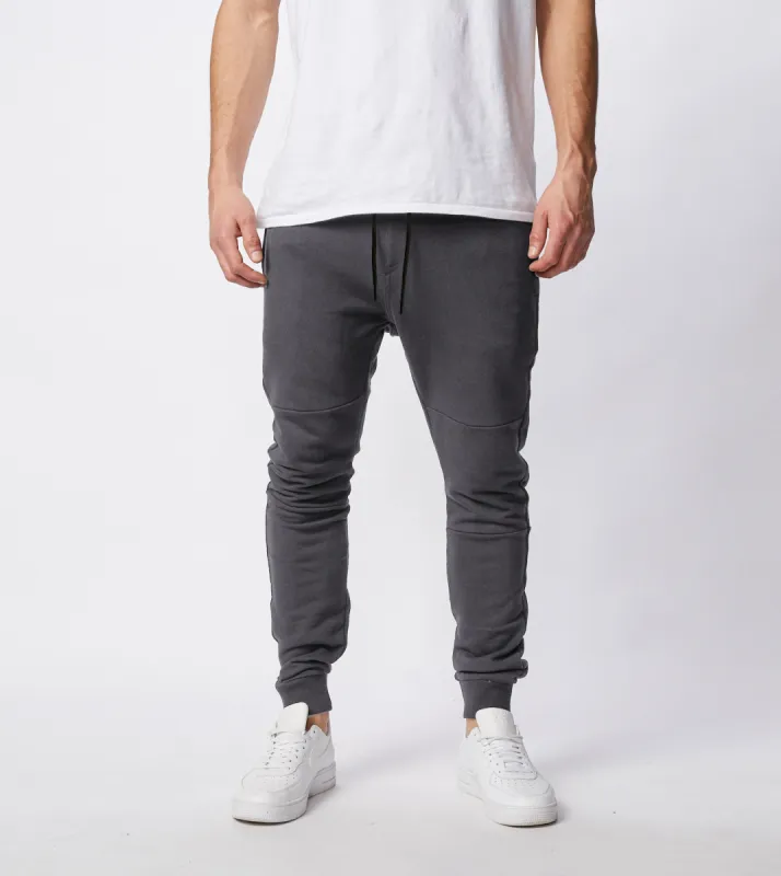 Sureshot Fleece Jogger Asphalt sold by Zanerobe